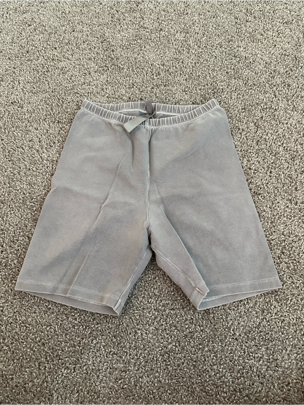 SKIMS Light Gray Biker Shorts